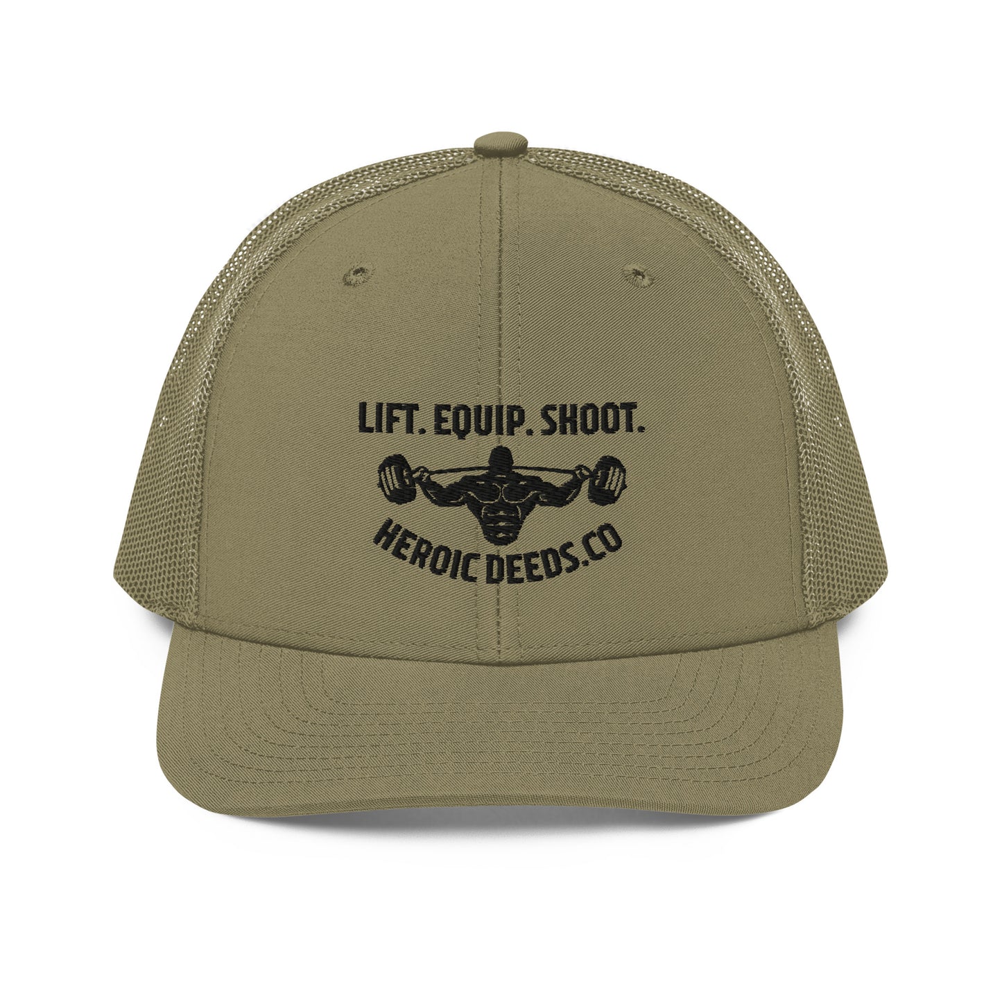 Lift. Equip. Shoot. Trucker Hat