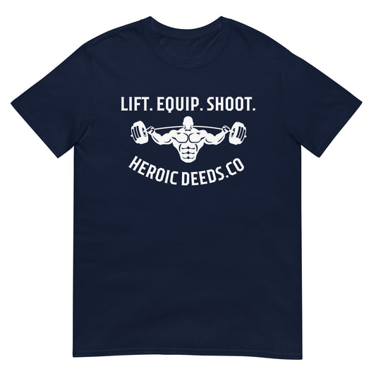 Lift. Equip. Shoot. Powerlifter T