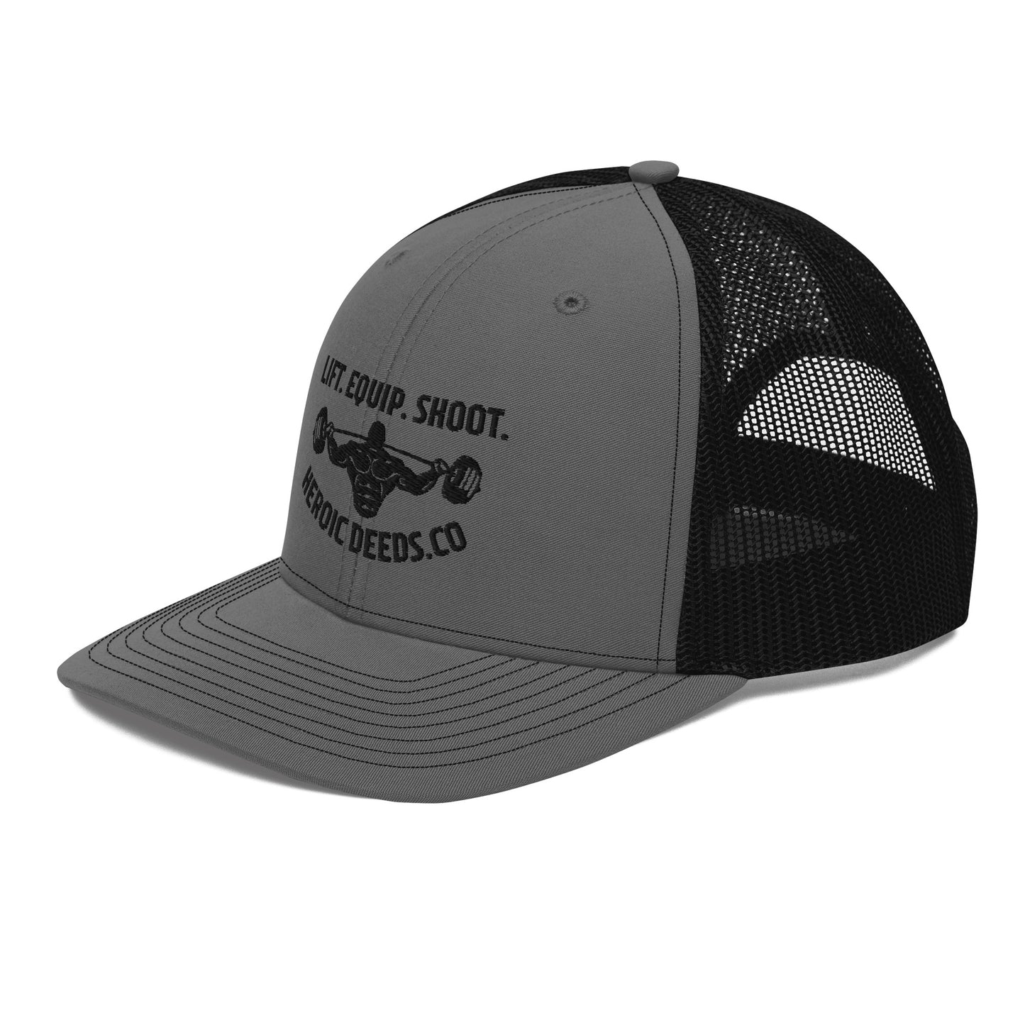 Lift. Equip. Shoot. Trucker Hat