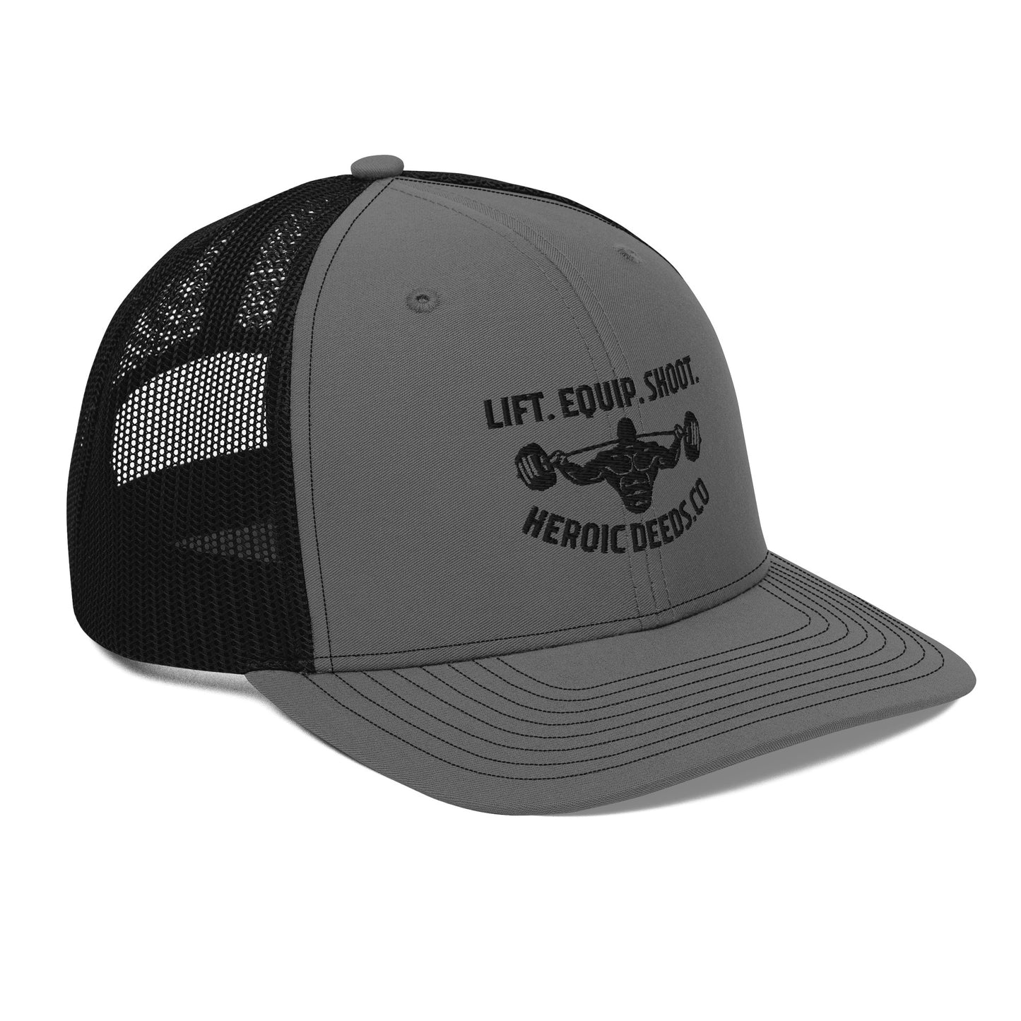 Lift. Equip. Shoot. Trucker Hat