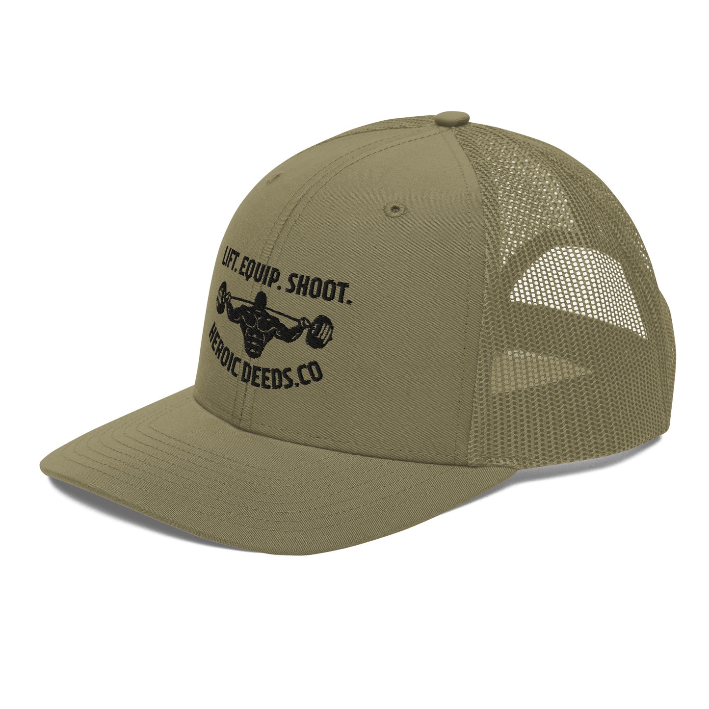 Lift. Equip. Shoot. Trucker Hat
