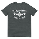 Lift. Equip. Shoot. Powerlifter T