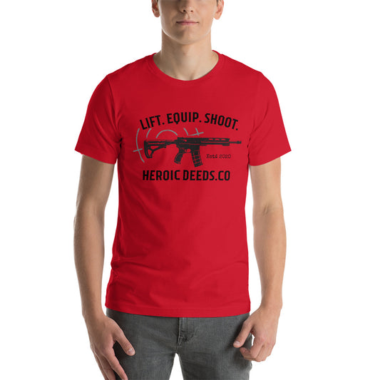 Lift. Equip. Shoot. Rifle Shirt